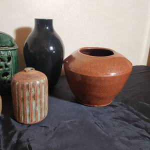 Collection of Ceramic Pottery Vases