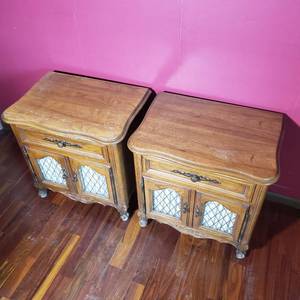 French Provincial Nightstands by Hickory