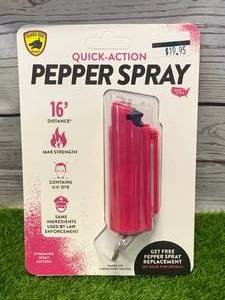 New Pepper Spray with UV Dye