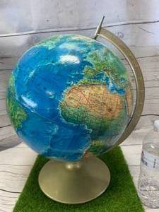 Vintage Rand McNally Globe 15� Tall