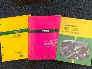 Lot of 3 Vintage John Deere Manuals (These sell for $15 to $40 each on Ebay)