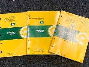 Lot of 3 Vintage John Deere Manuals (These sell for $15 to $40 each on Ebay)