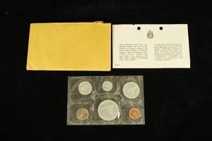 lot 24 image: 1967 Uncirculated Canadian Centennial Mint Coin Set