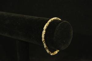 lot 51 image: 10 Karat Yellow Gold Diamond Tennis Bracelet