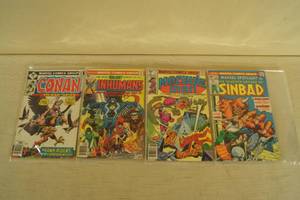 lot 75 image: Marvel Comic Books - Conan, Inhumans, Machine Man, Sinbad