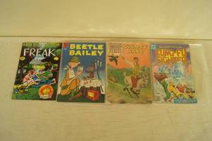 lot 78 image: Vintage Comic Books - Freak Brothers, Beetle Bailey, Kung Fu, Hans