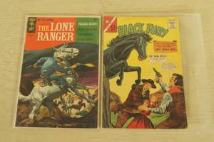 lot 81 image: Vintage Western Comic Books - Lone Ranger, Black Fury