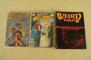 lot 83 image: Vintage HorrorDark Comic Books - Haunted Love, Witching Hour