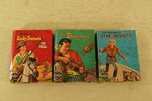 lot 89 image: 3 Vintage Big Little Books - Disney, Jim Bowie, Buccaneers