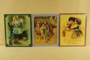 lot 95 image: Vintage Look Tin Signs