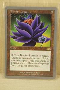 lot 153 image: Magic the Gathering Blacker Lotus Rare Artifact Card