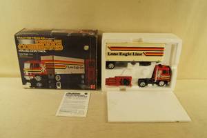 lot 171 image: Vintage Mattel Drive Command RC Tractor Trailer