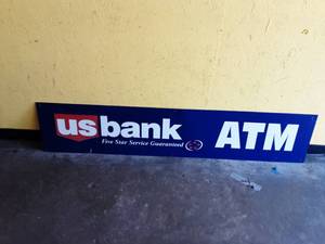 lot 5 image: US Bank Sign 59x16