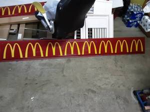 lot 15 image: McDonalds Arches Sign 10x120