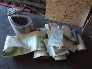 lot 58 image: Large Lot Of Sticker Or Stick On Signs
