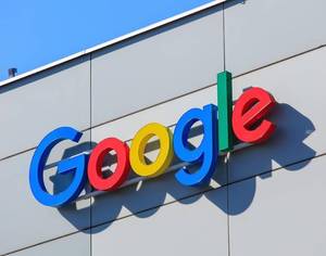 lot 3 image: Channel Lettered Google Sign With Raceways