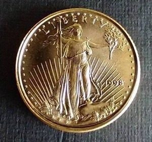 1998 110th Oz. Gold Eagle