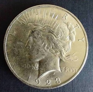 1923 Peace Dollar