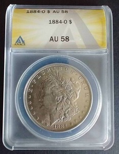 1884-O Morgan Dollar - AU58