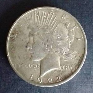 1922-D Peace Dollar