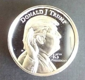Donald Trump 2 Oz Silver Round
