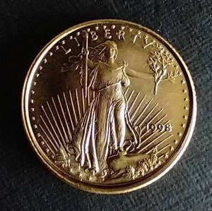 1998 110th Oz. Gold Eagle