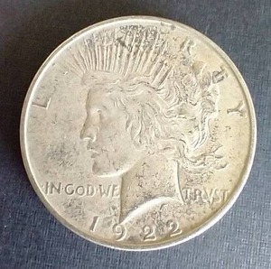 1922-D Peace Dollar