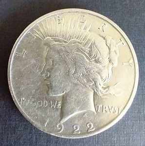 1922-D Peace Dollar