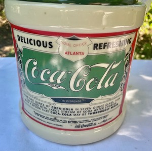 lot 46 image: Coca Cola Jug Cookie Jar