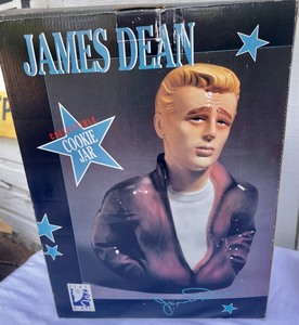 lot 64 image: Clay Art James Dean Cookie Jar