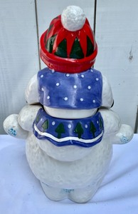 lot 107 image: Enesco Snowman Cookie Jar