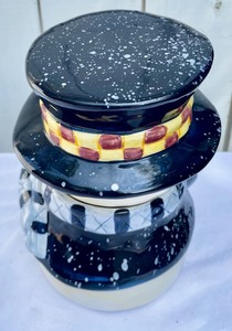 lot 104 image: Youngs Heartfelt Kitchen Creations Snowman Cookie Jar