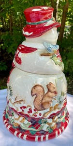 lot 134 image: Tracy Porter Snowman Cookie Jar