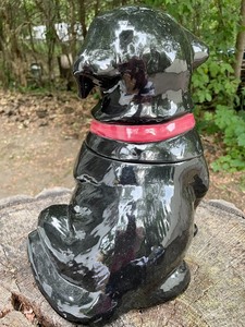 lot 171 image: Canine Kitchen Collection Black Lab Cookie Jar