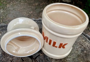 lot 173 image: Block Country Farm Milk Jug Cookie Jar