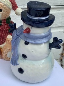 lot 183 image: Four Christmas Themed Cookie Jars