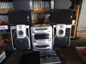 Panasonic CD Player, Speakers