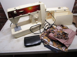 Singer Sew Machine, Fabric