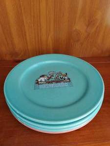 lot 64 image: Four Looney Toon Plates