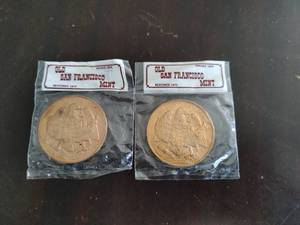 lot 90 image: Two San Francisco Mint Coins