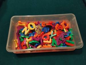 lot 126 image: Collection Of Letter Magnets