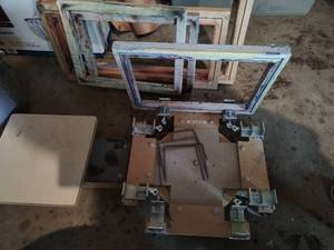 lot 247 image: Screen Printing Press & Frames
