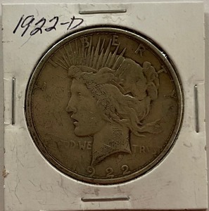 1922-D Silver Peace Dollar