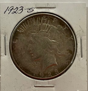 1923-S Silver Peace Dollar