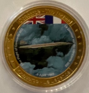 Concorde Airplane Token