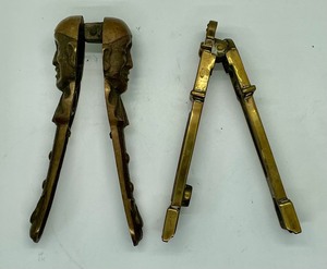 lot 47 image: 2 Brass Nutcrackers