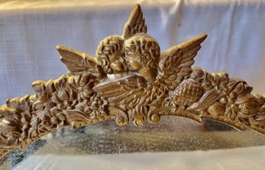 lot 62 image: Amazing Vintage Dresser Top Mirror