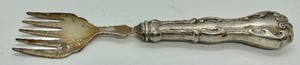 lot 100 image: Two Vintage Sterling Silver Serving Forks including Five Pronged Fork