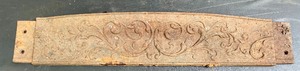 lot 164 image: Two Vintage Ornate Metal Fireplace Pieces