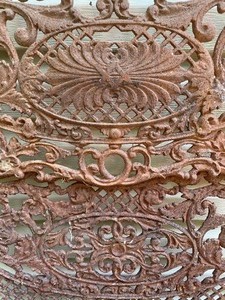 lot 177 image: Antique Metal Fireplace Decorative Part